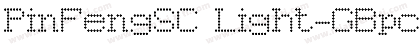 PinFengSC Light-GBpc字体转换